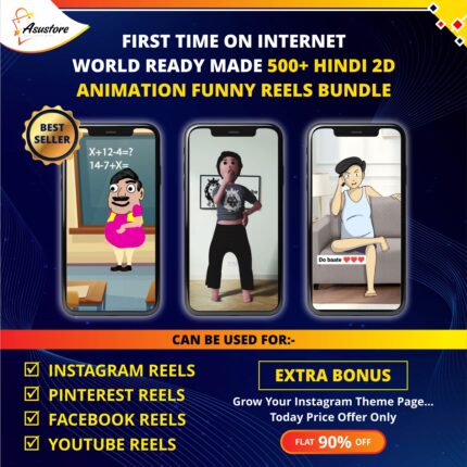 2D Animation Funny Hindi Reels Bundle