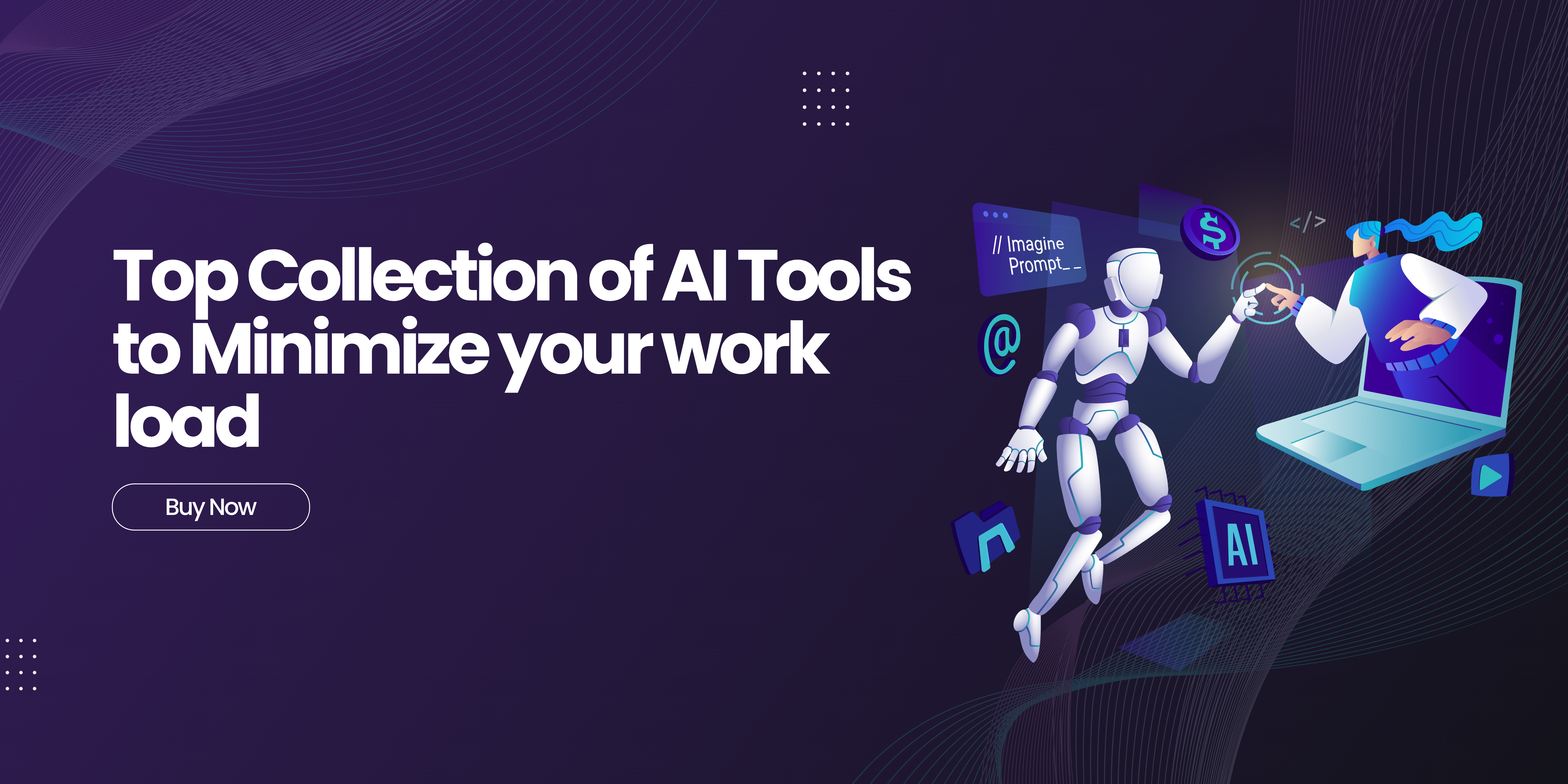 Purple Minimalist Develop Your Mobile App With Us Medium Banner